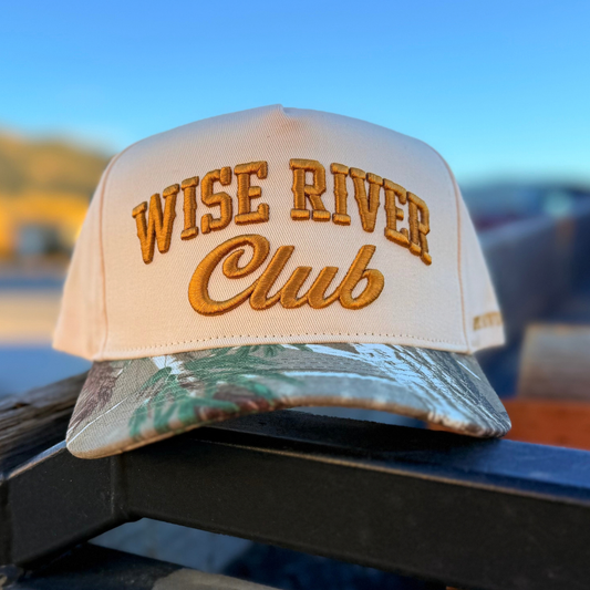Wise River Club Camo Brim Hat