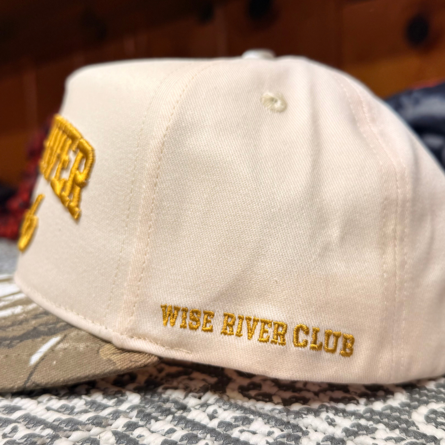 Wise River Club Camo Brim Hat