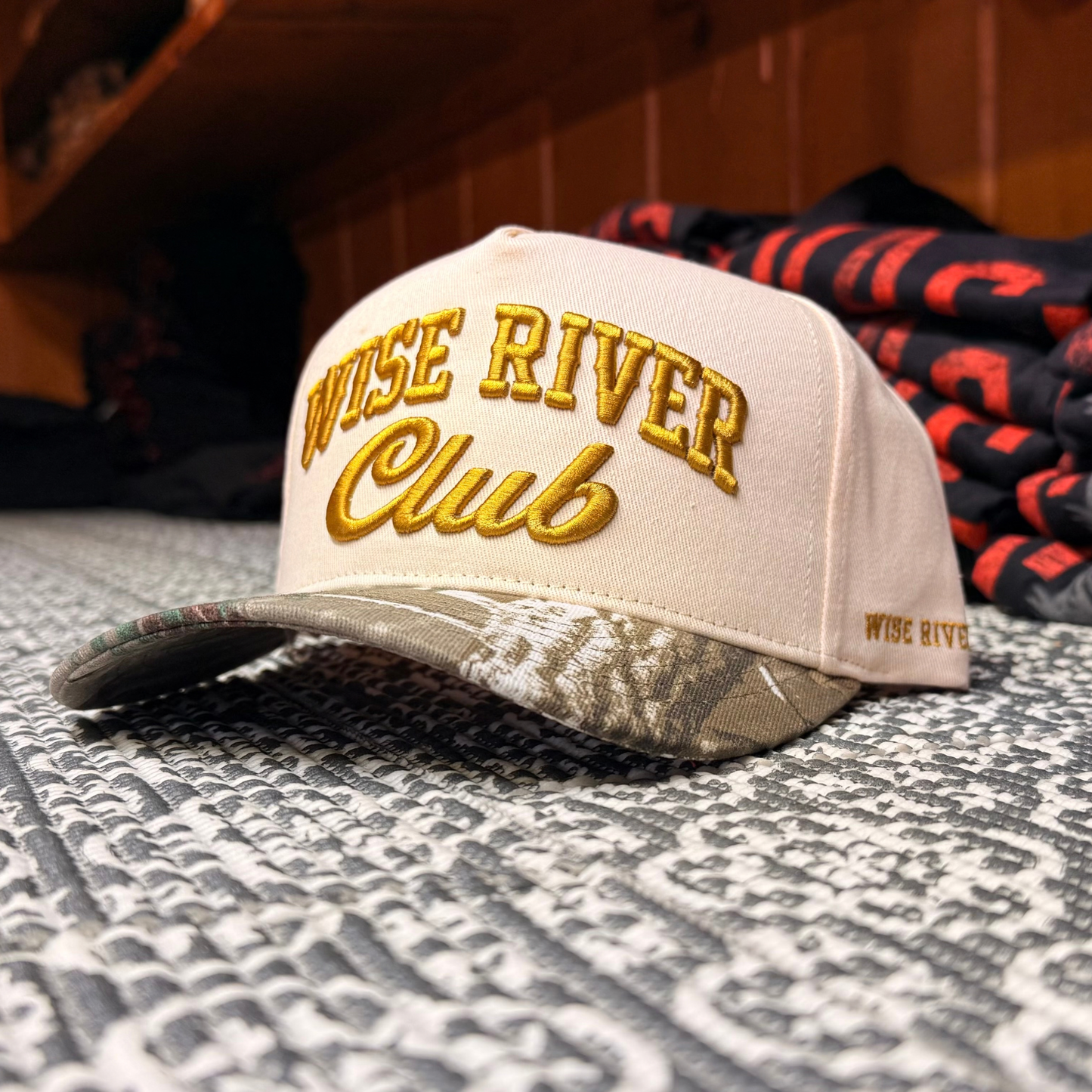 Wise River Club Camo Brim Hat