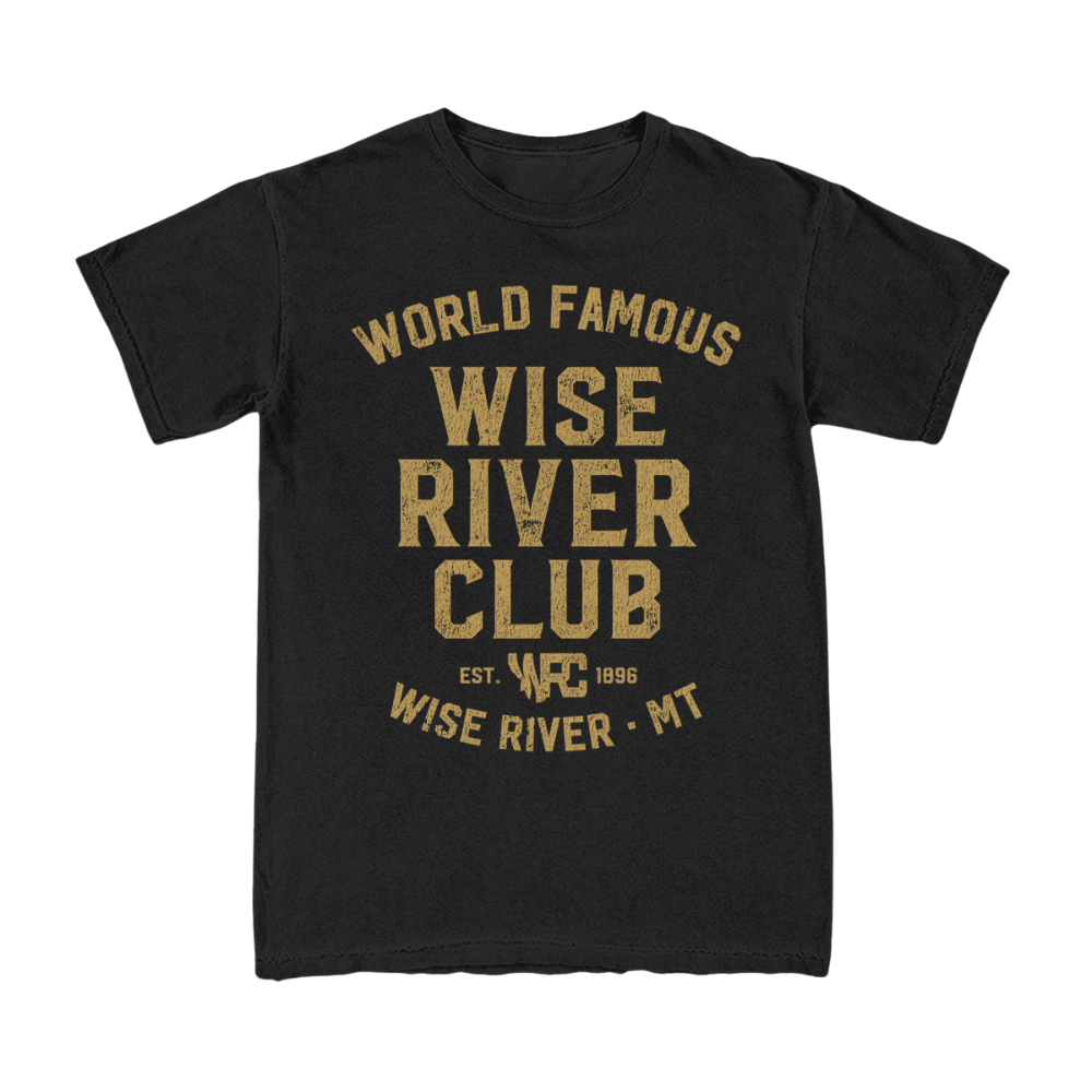World Famous Wise River Club Tee - Black