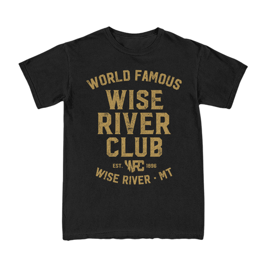 World Famous Wise River Club Tee - Black
