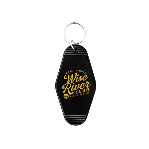 River Key Chain Wise River Club Vintage Keychain